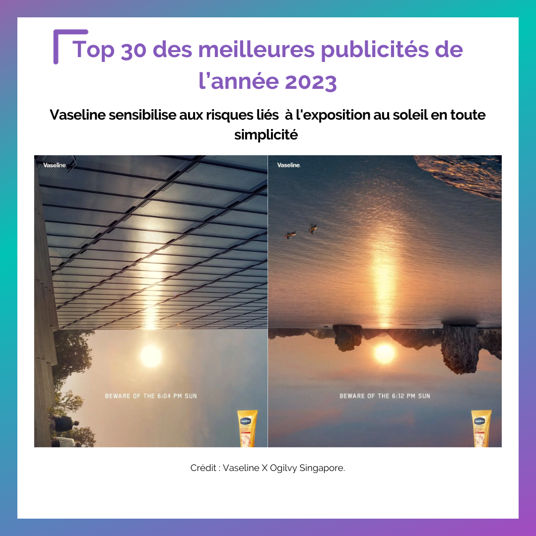 publicité vaseline 2023